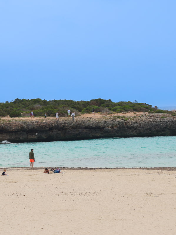 Cala en Bosc Menorca 1 Cala en Bosc playa de arena blanca con agua turquesa