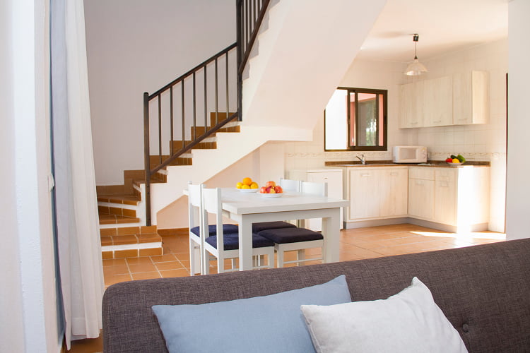 Duplex with terrace - 5 Spacious kitchen area open to the living room